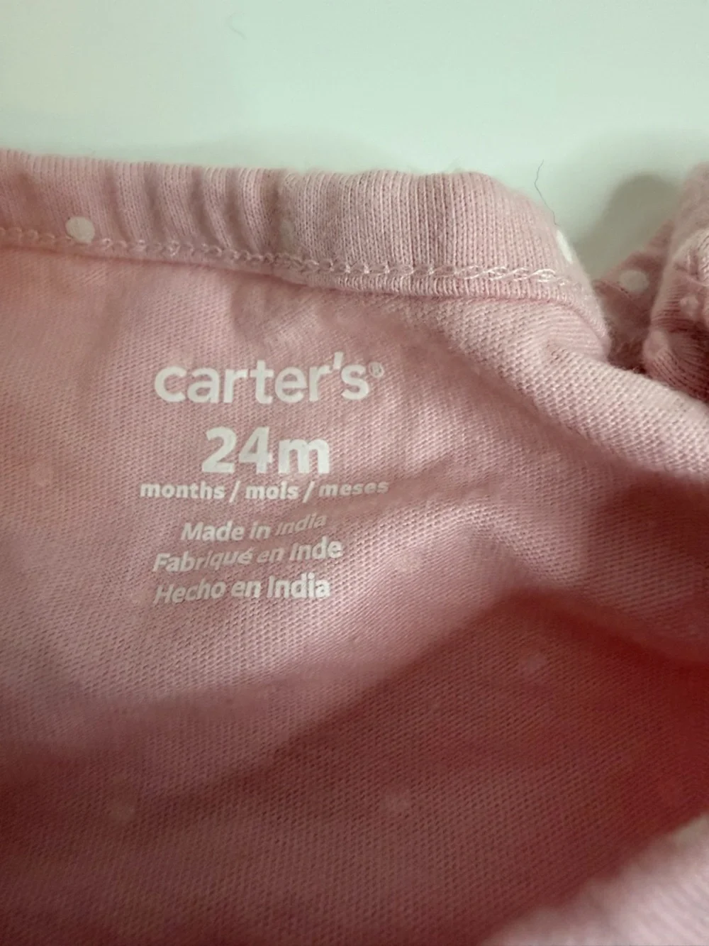 Carter's Pink Polka Dot Heart One-Piece Bodysuit